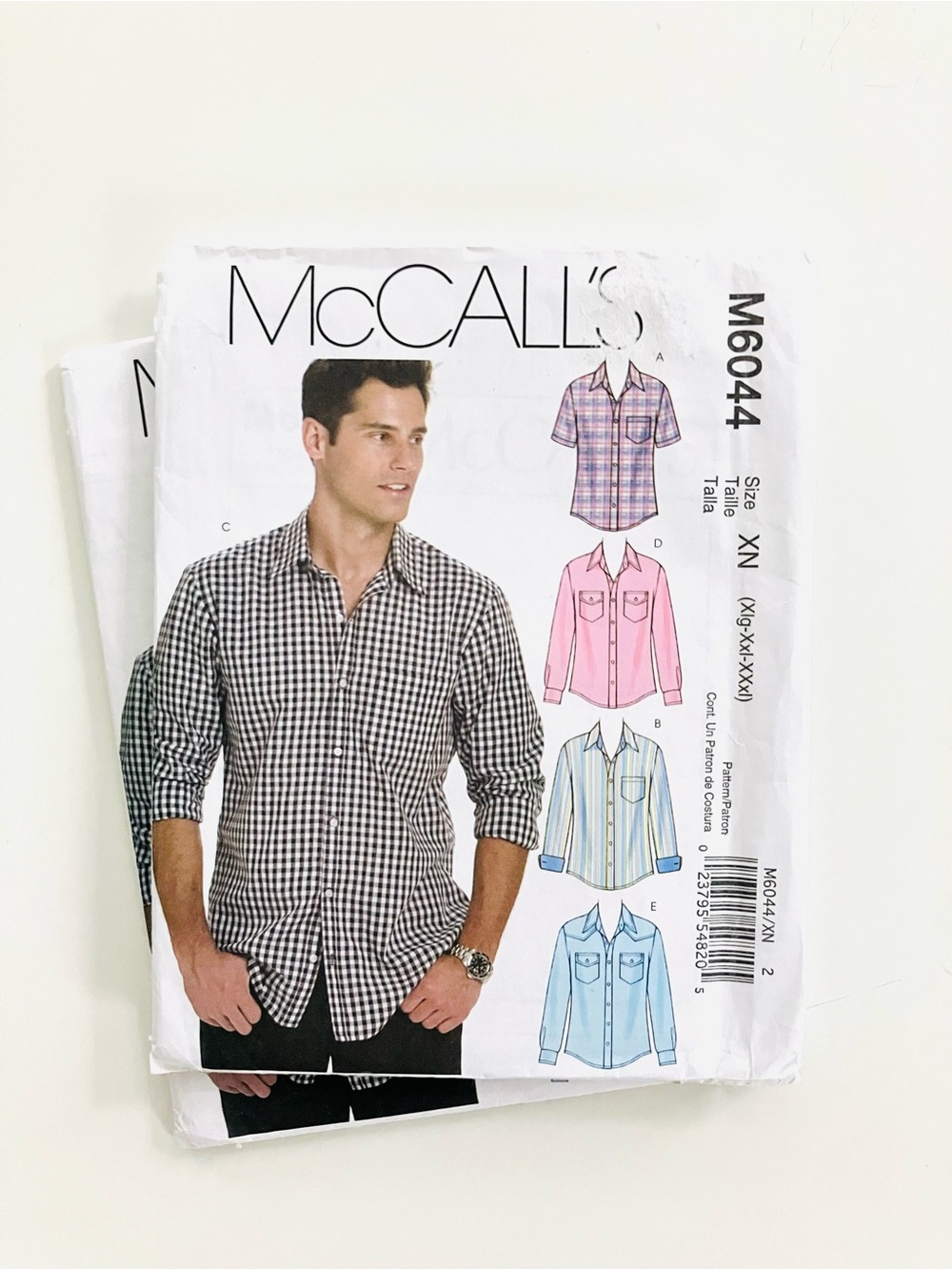 Uncut Men’s Button-down Sewing Patterns